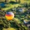 Hot Air Ballooning Over the Napa Valley Vineyards: Aerial Views