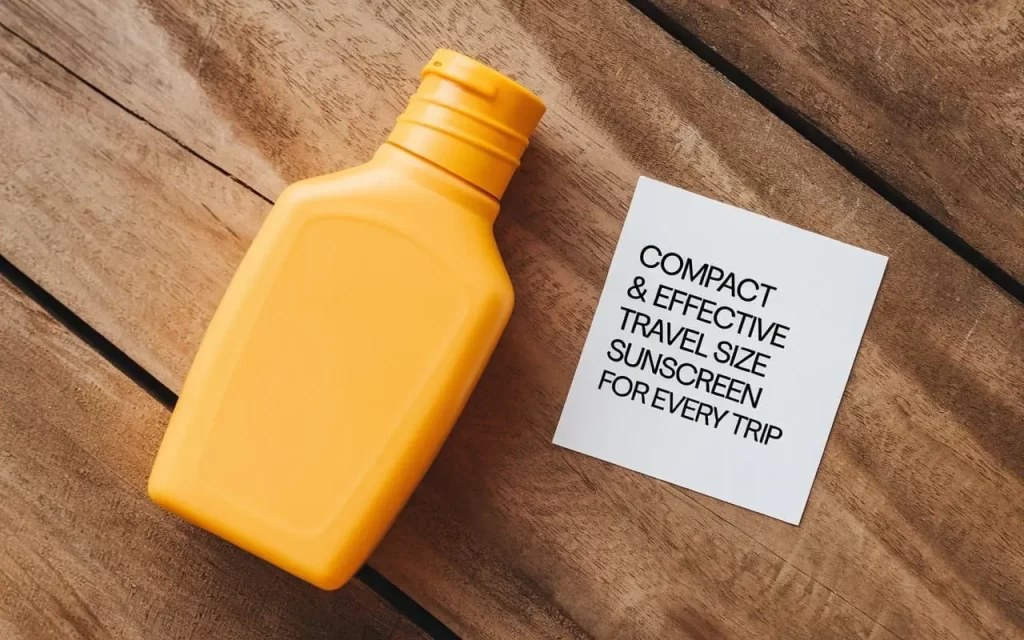 Travel Size Sunscreen