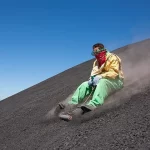 Volcano Boarding in Leon