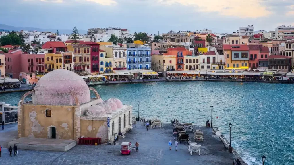 Venetian harbor of Chania